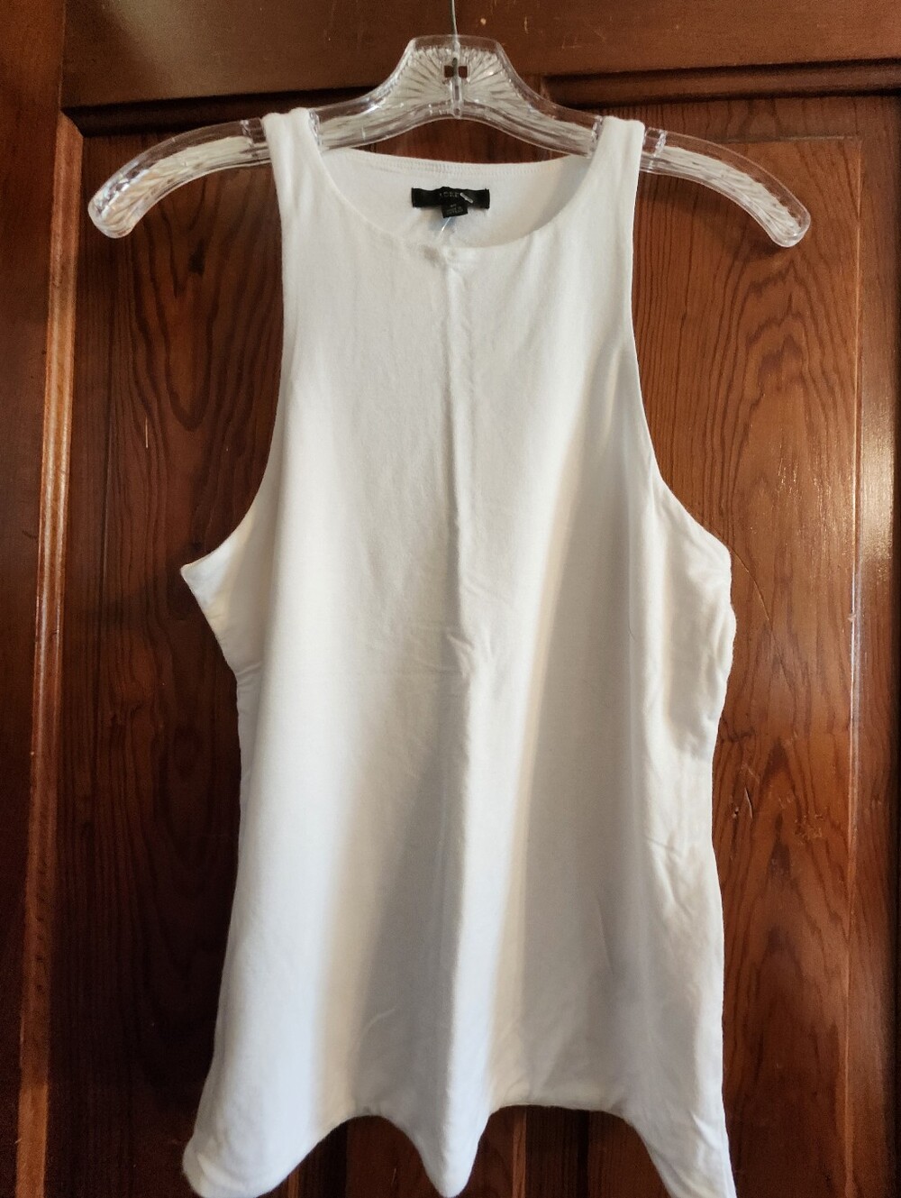 J. Crew White Crewneck Tee